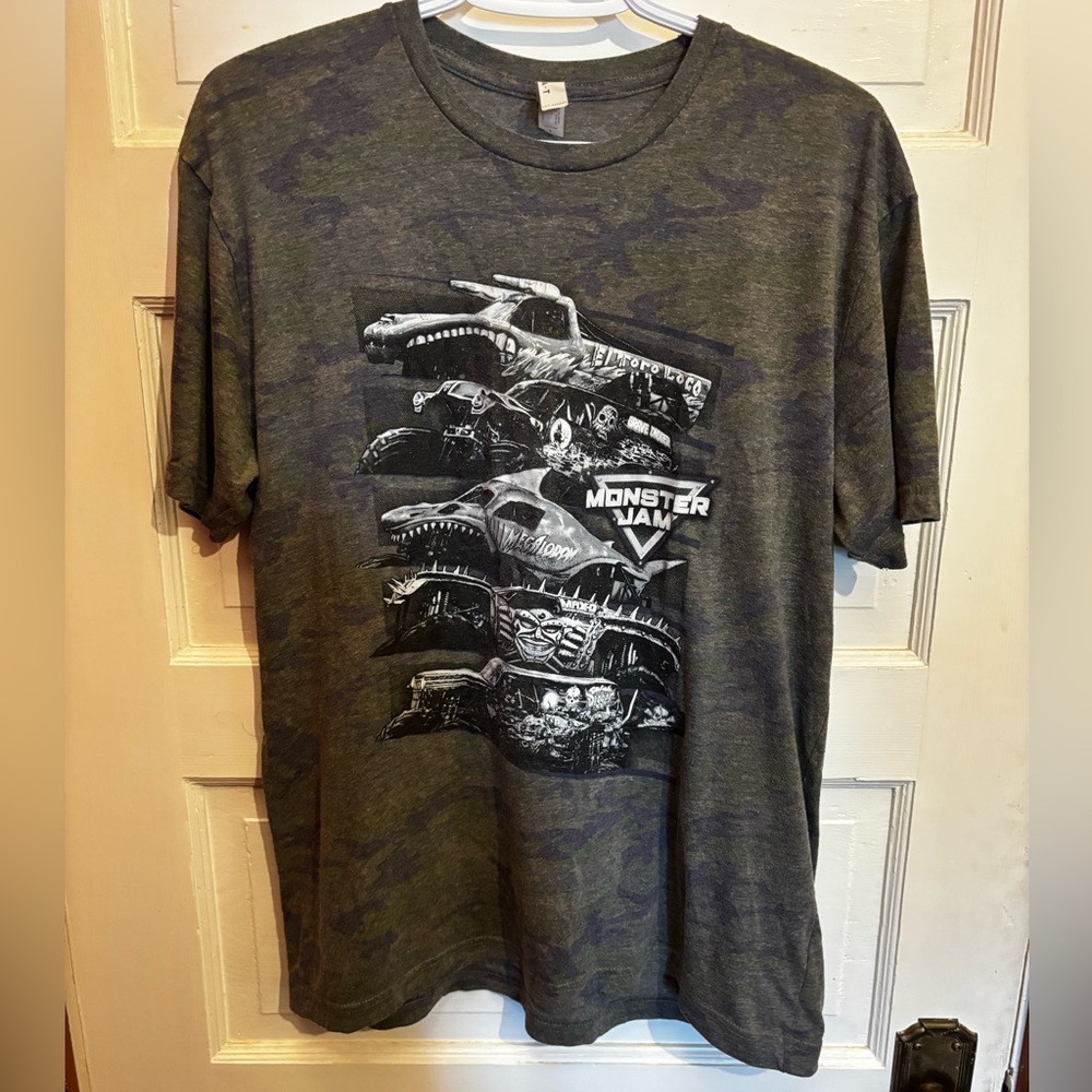 Monster Jam Graphic T-Shirt - Green Camo